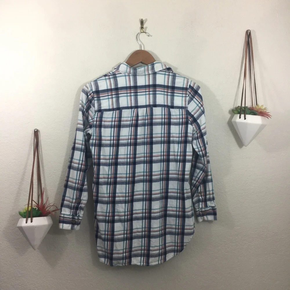 Madewell plaid flannel button down shirt_2
